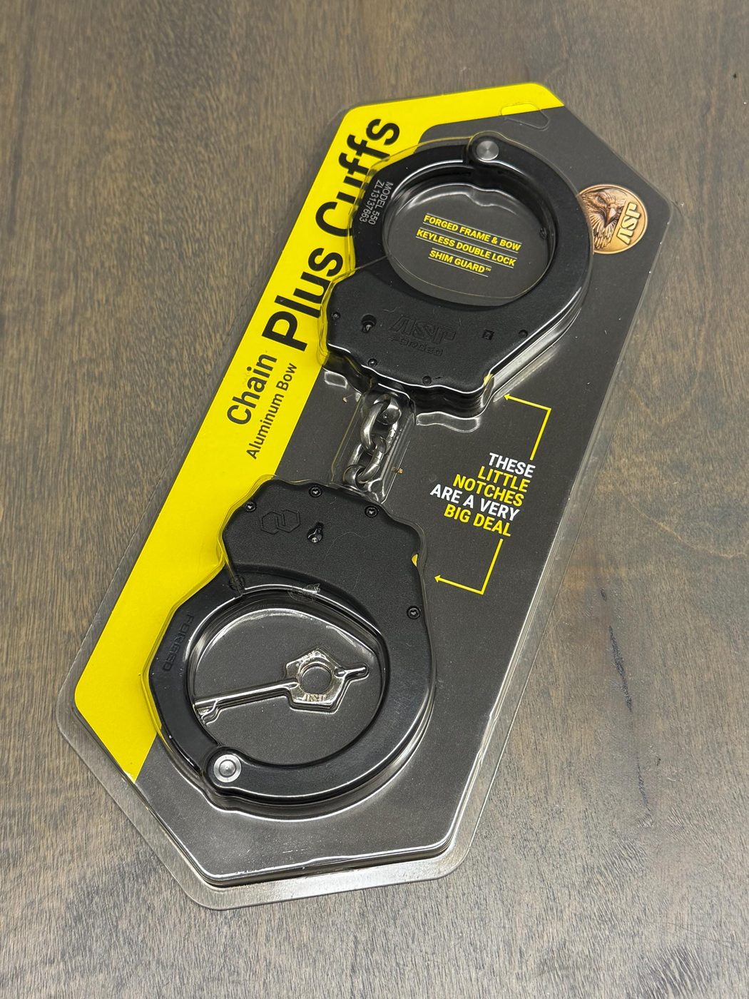 Personalized Handcuffs – ASP Plus Chained Cuffs – Engraved Handcuffs Law Enforcement Gift Police Gift